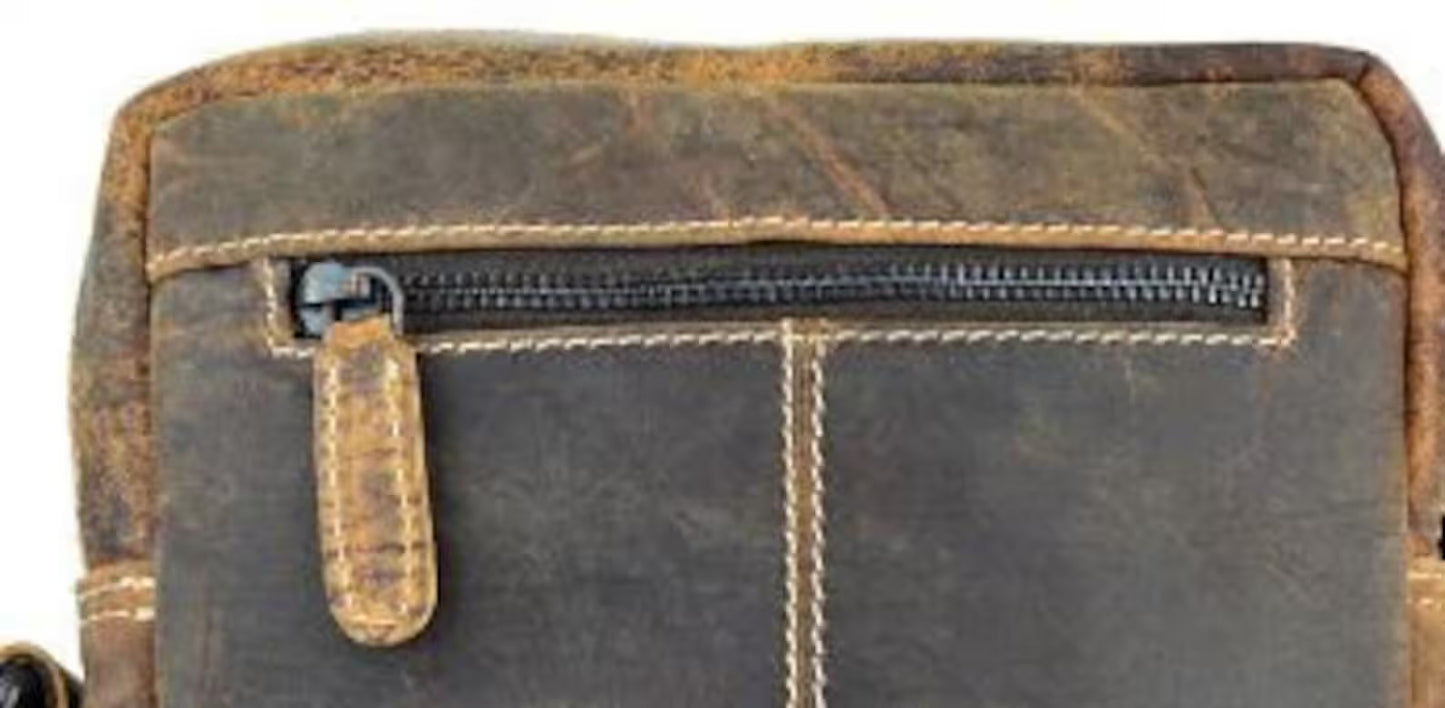 Umhängetasche Leder | Schultertasche | Ledertasche Vintage Braun