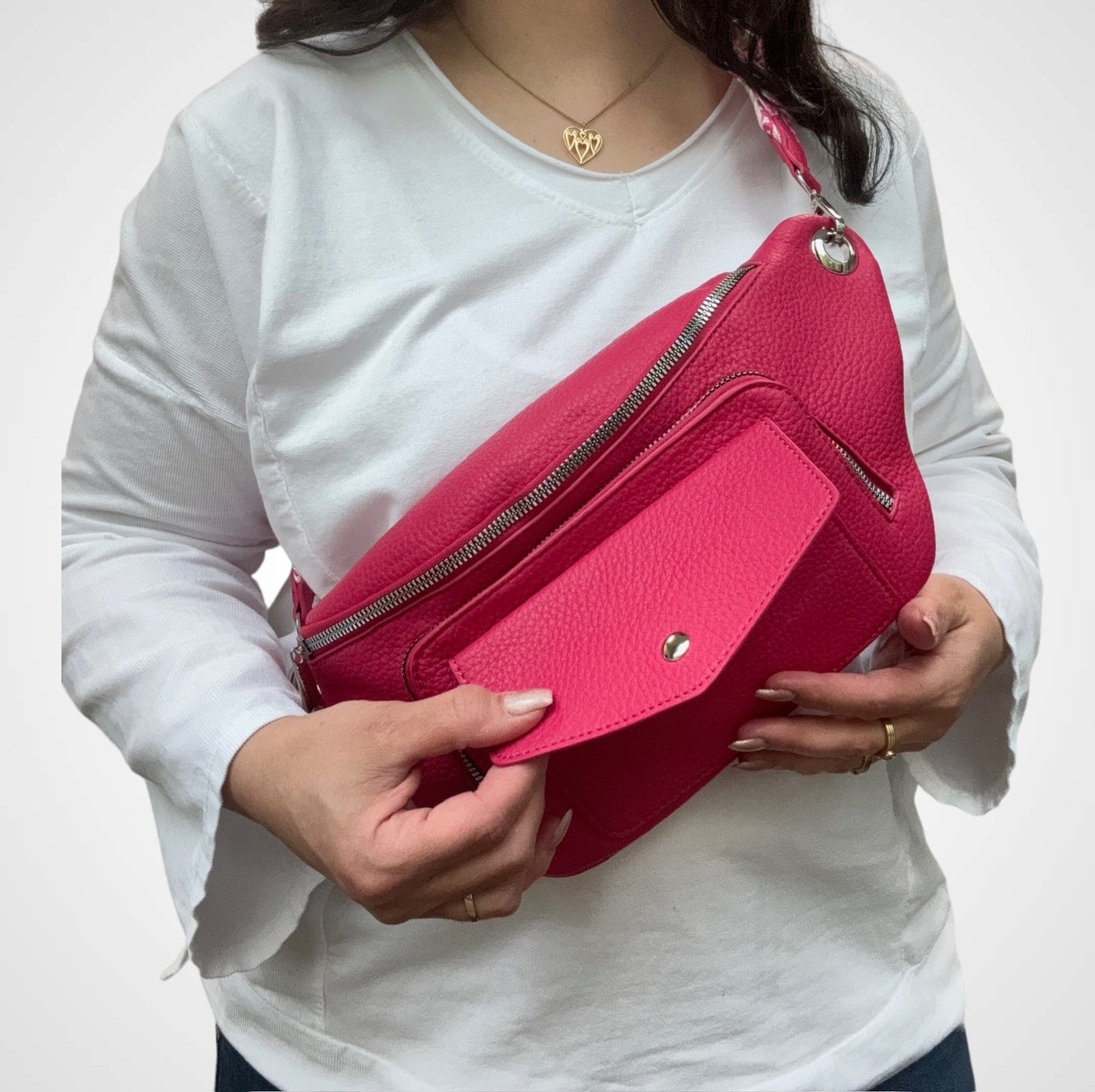 XL Crossbody Bag - VEGAN - 10 Farben - CLEO