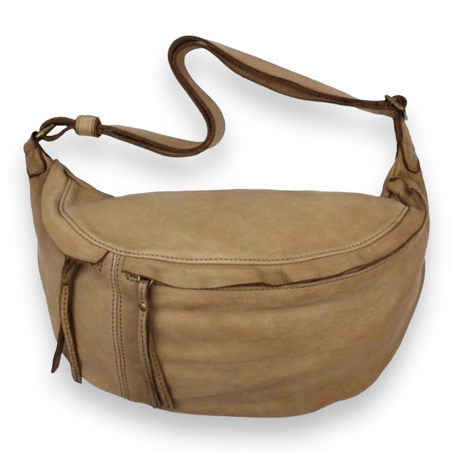 XXL Crossbody Bag - Premium Waschleder - JUMBO