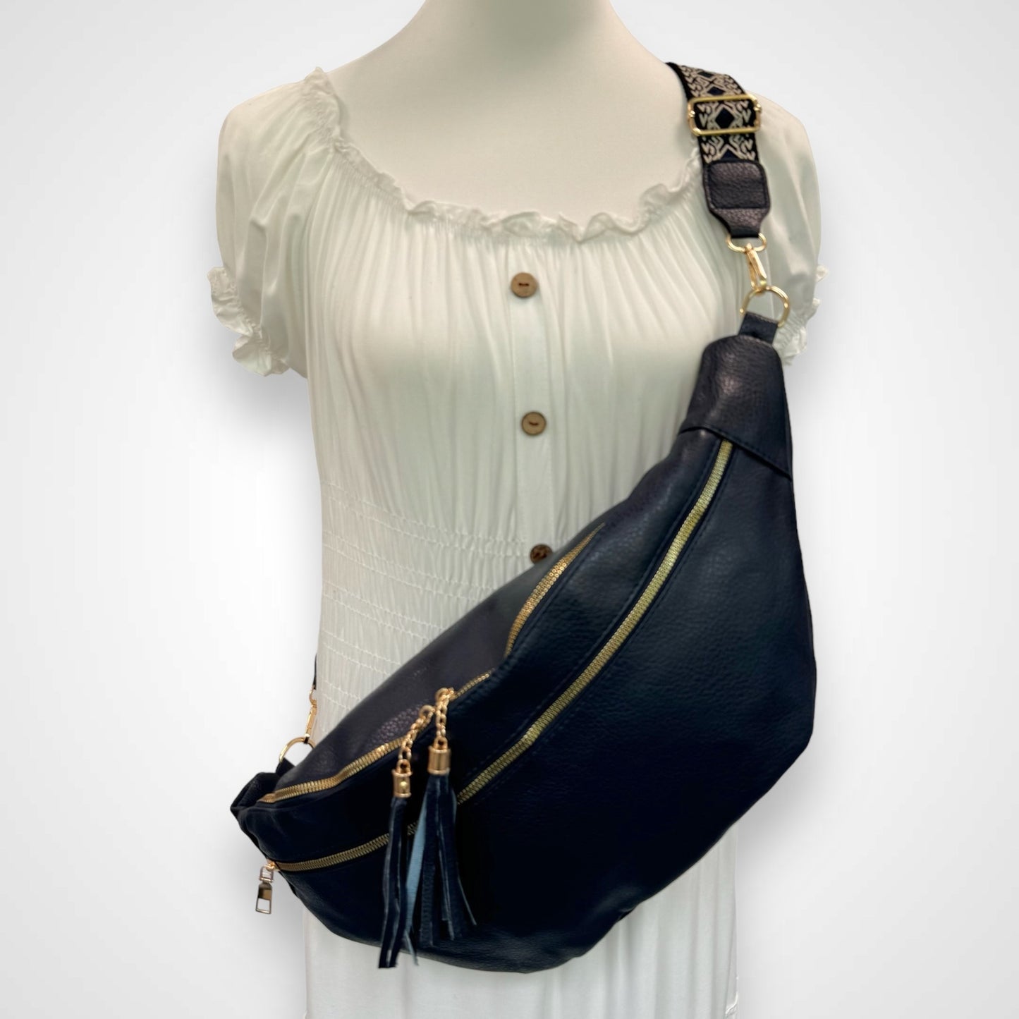 XXL Crossbody Bag - VEGAN - 12 Farben - TURBO