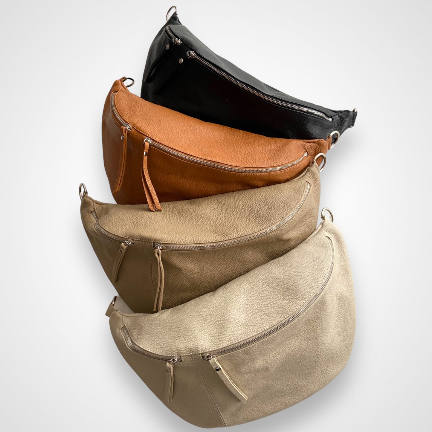 XXL Bauchtaschen Leder - ALEXA