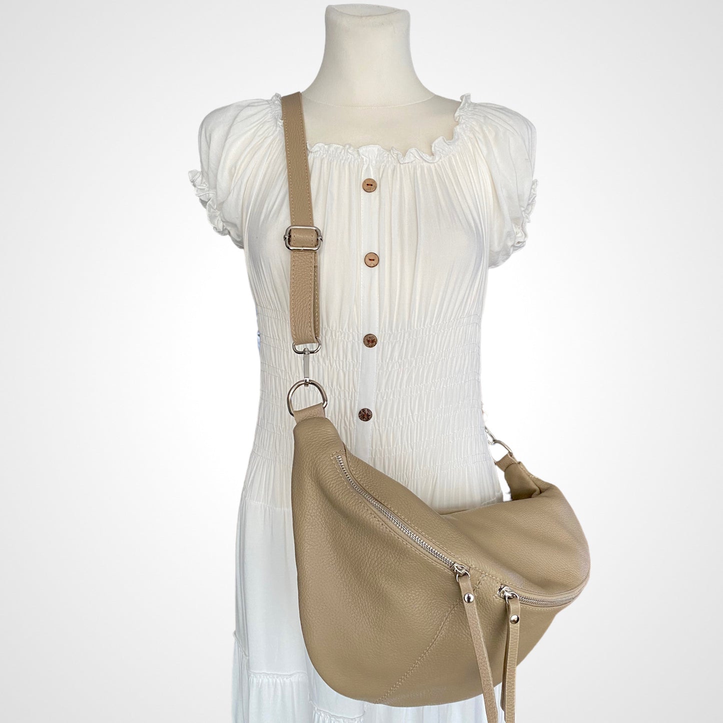 XXL Bauchtaschen Leder - ALEXA