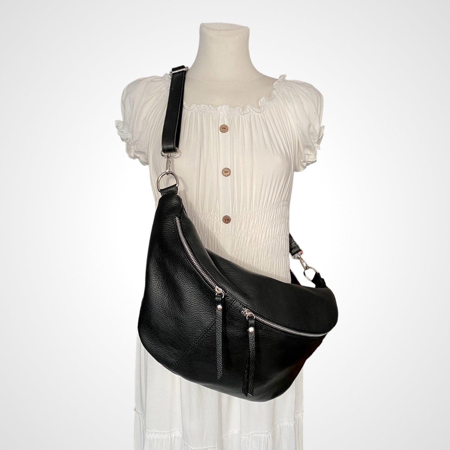 XXL Bauchtaschen Leder - ALEXA
