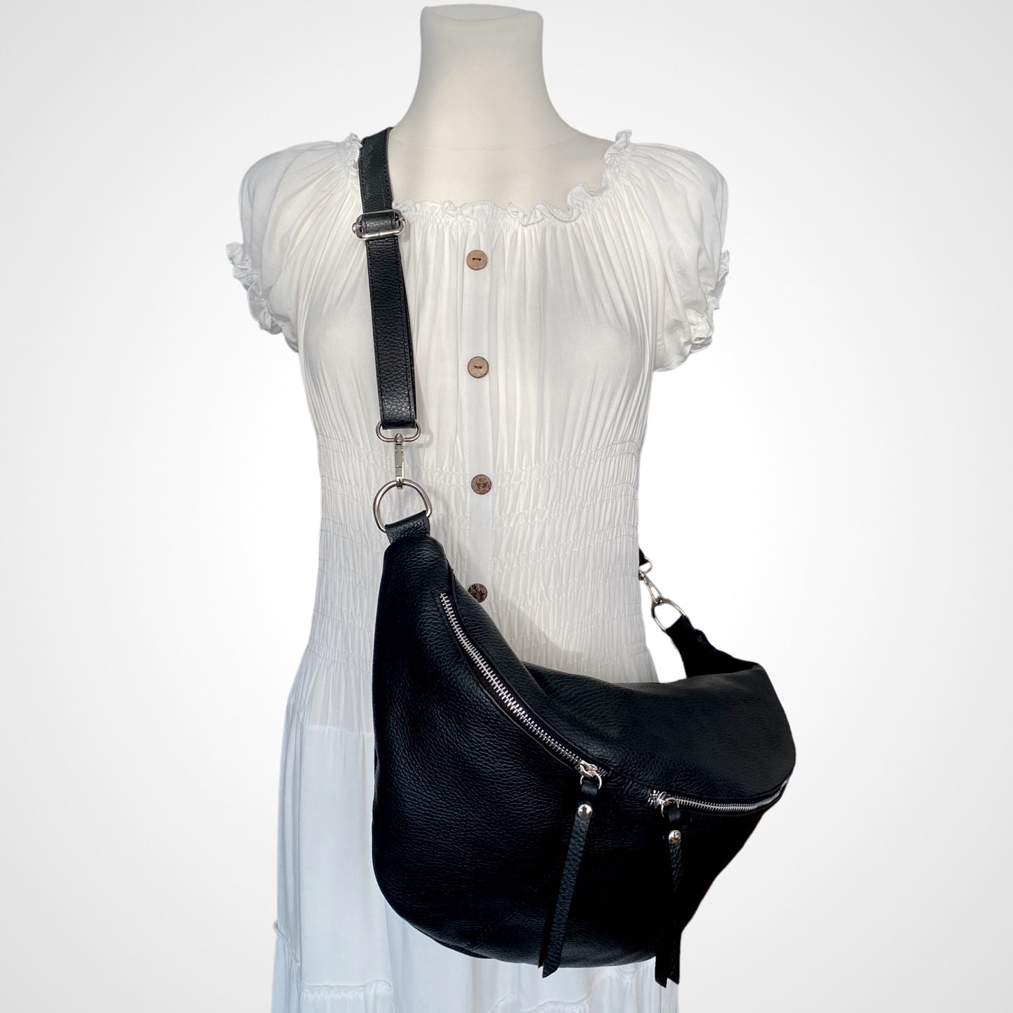 XXL Bauchtaschen Leder - ALEXA
