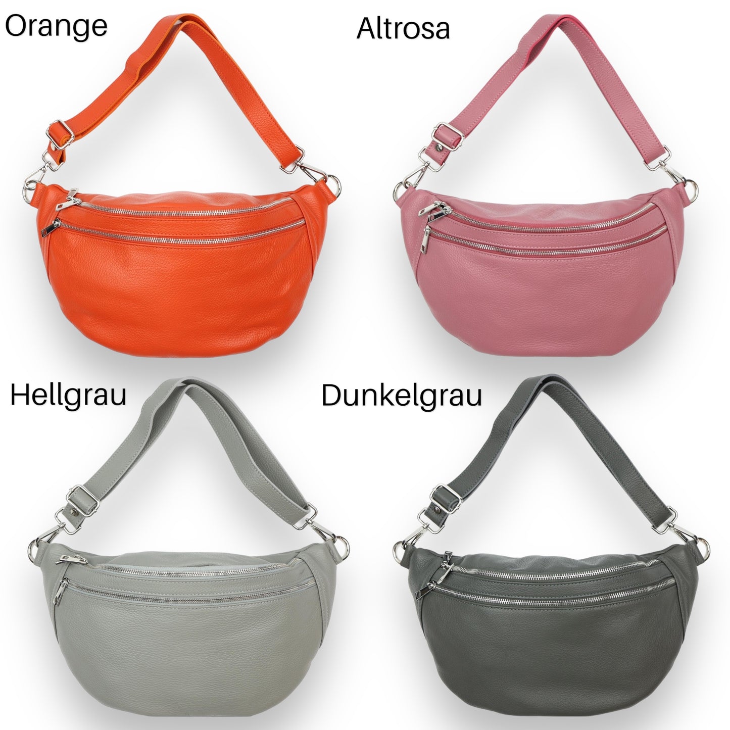 XL Crossbody Bag Leder - LEONA