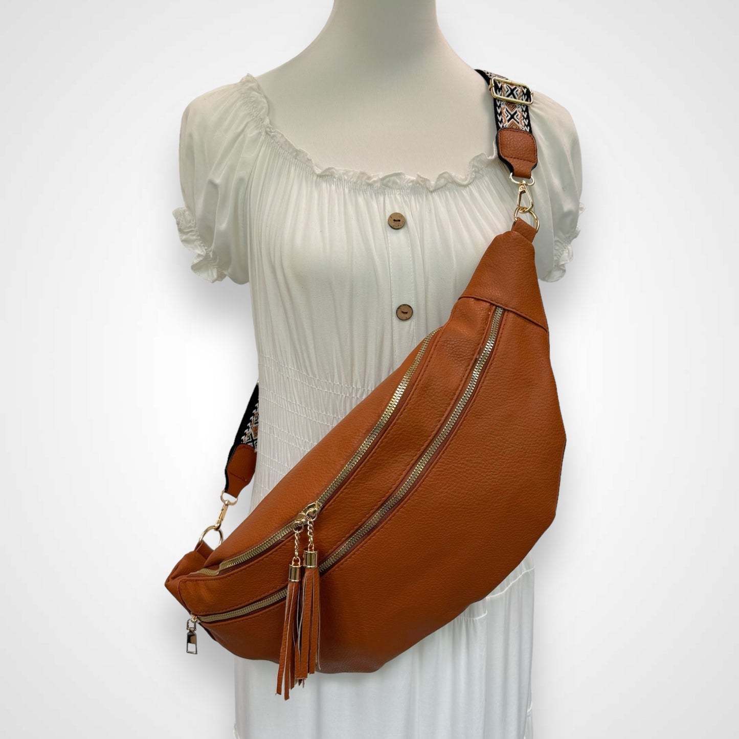 XXL Crossbody Bag - VEGAN - 12 Farben - TURBO
