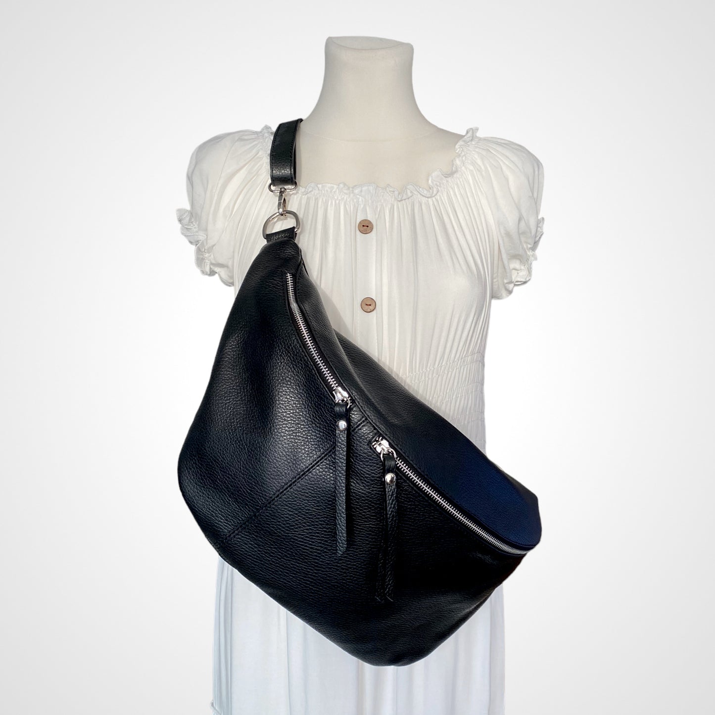 XXL Bauchtaschen Leder - ALEXA