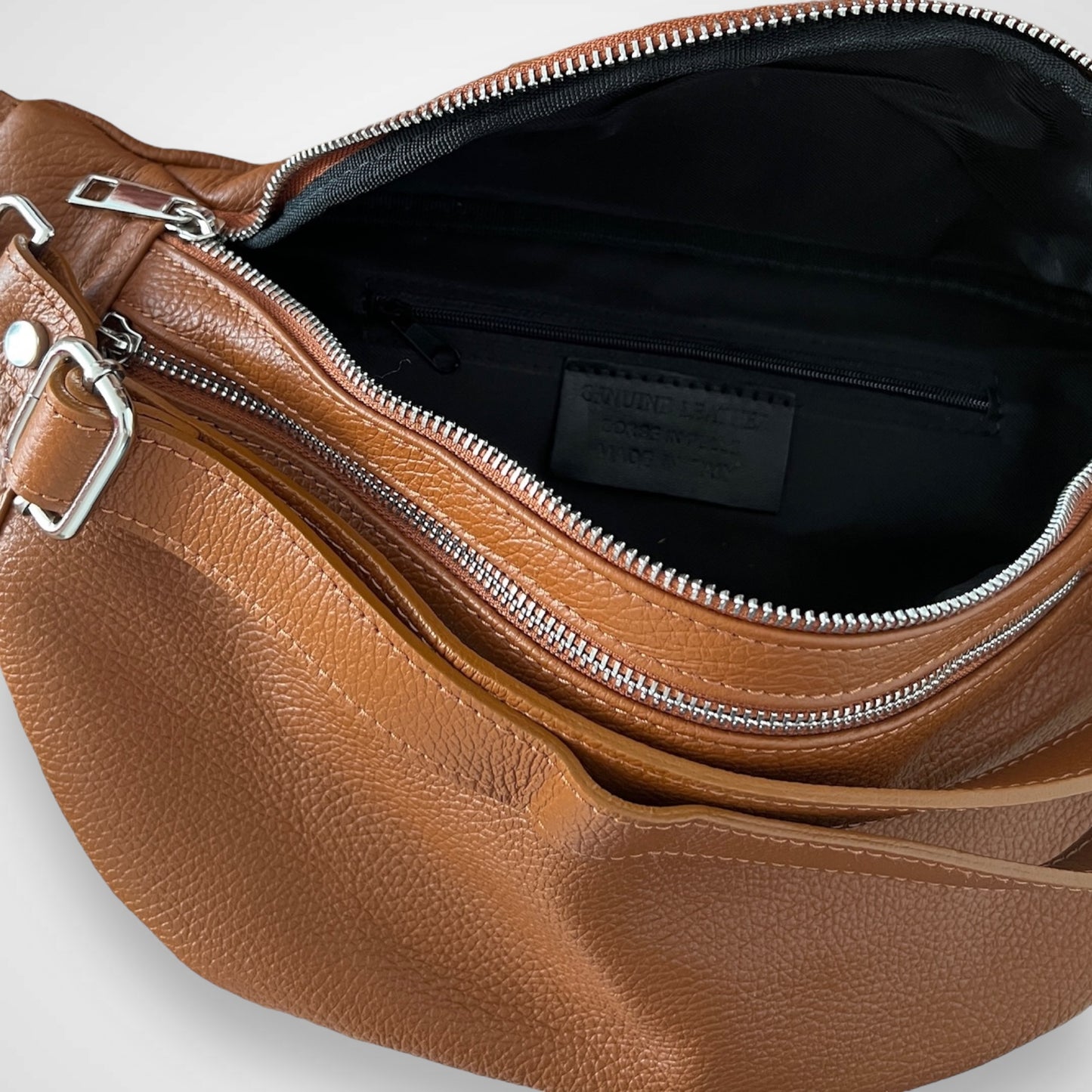 XL Crossbody Bag Leder - LEONA