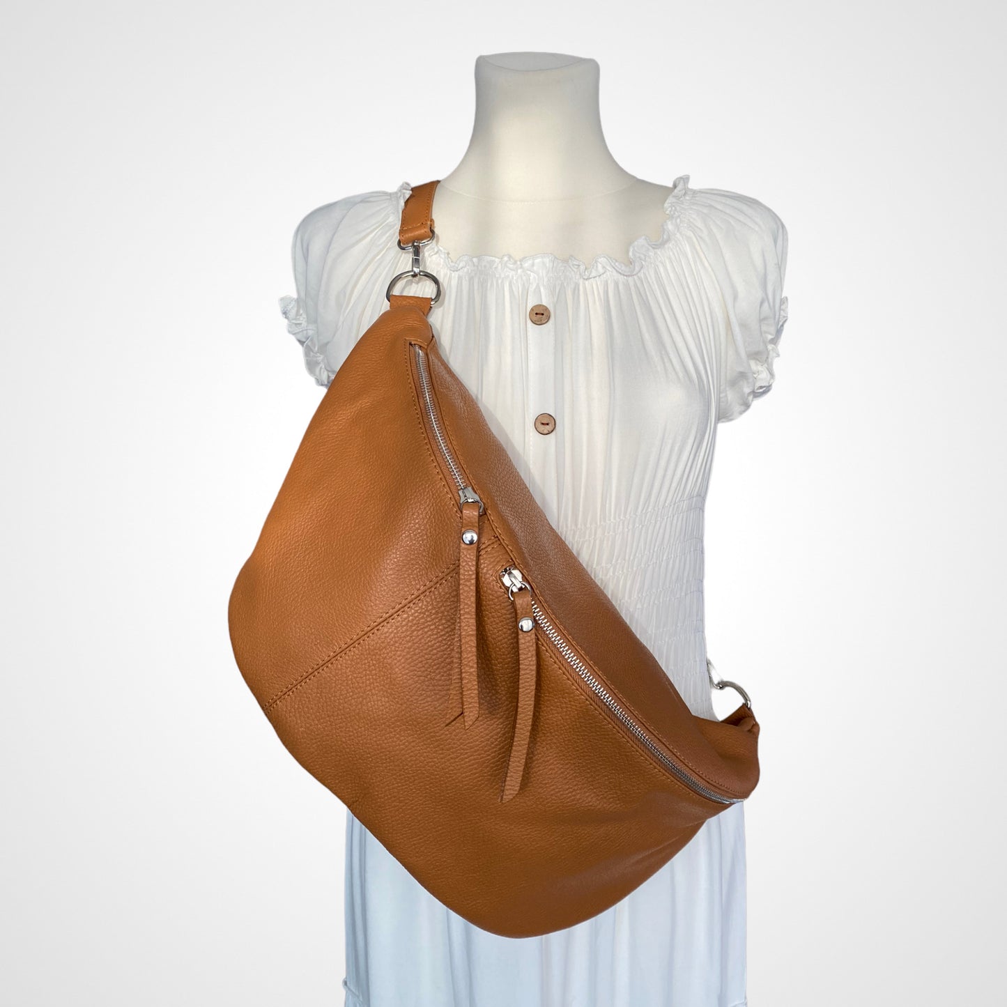 XXL Bauchtaschen Leder - ALEXA