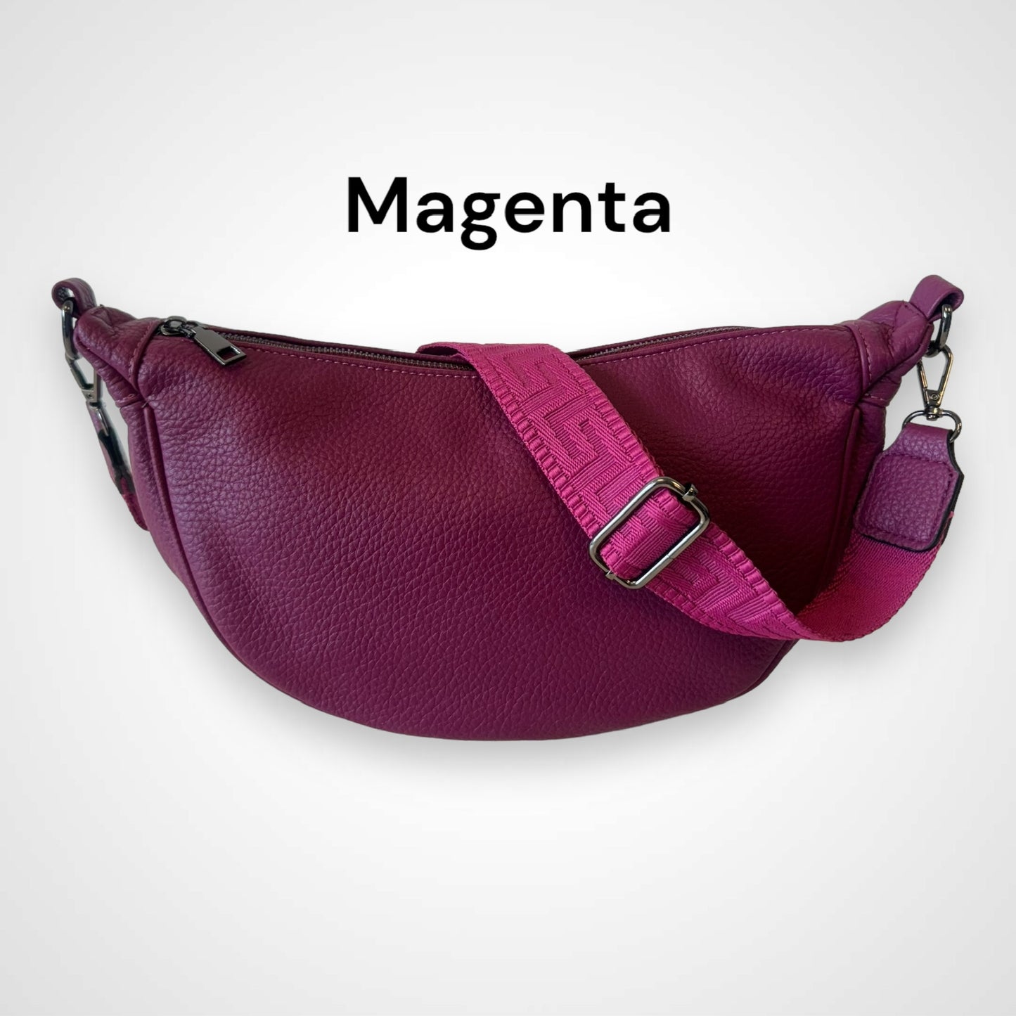 Elegante Damen Vegane Halbmondbag | Bananenbag | Crossbodybag - VEGAN - 11 Farben - Erin