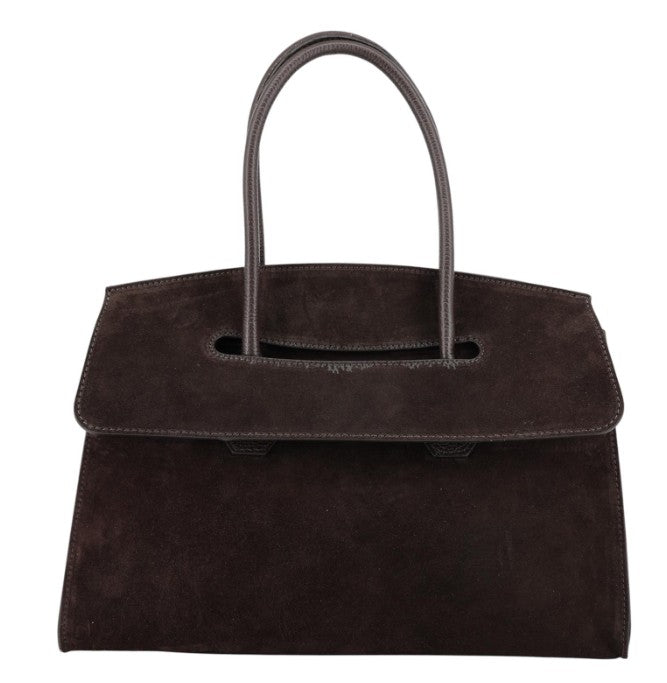 Damen Wildleder Handtasche – Schultertasche Shopper XL