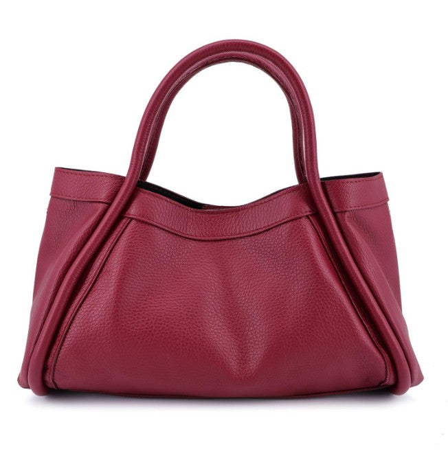 Damen Leder Tasche 2in1 Echtleder Handtasche Vintage Organizer