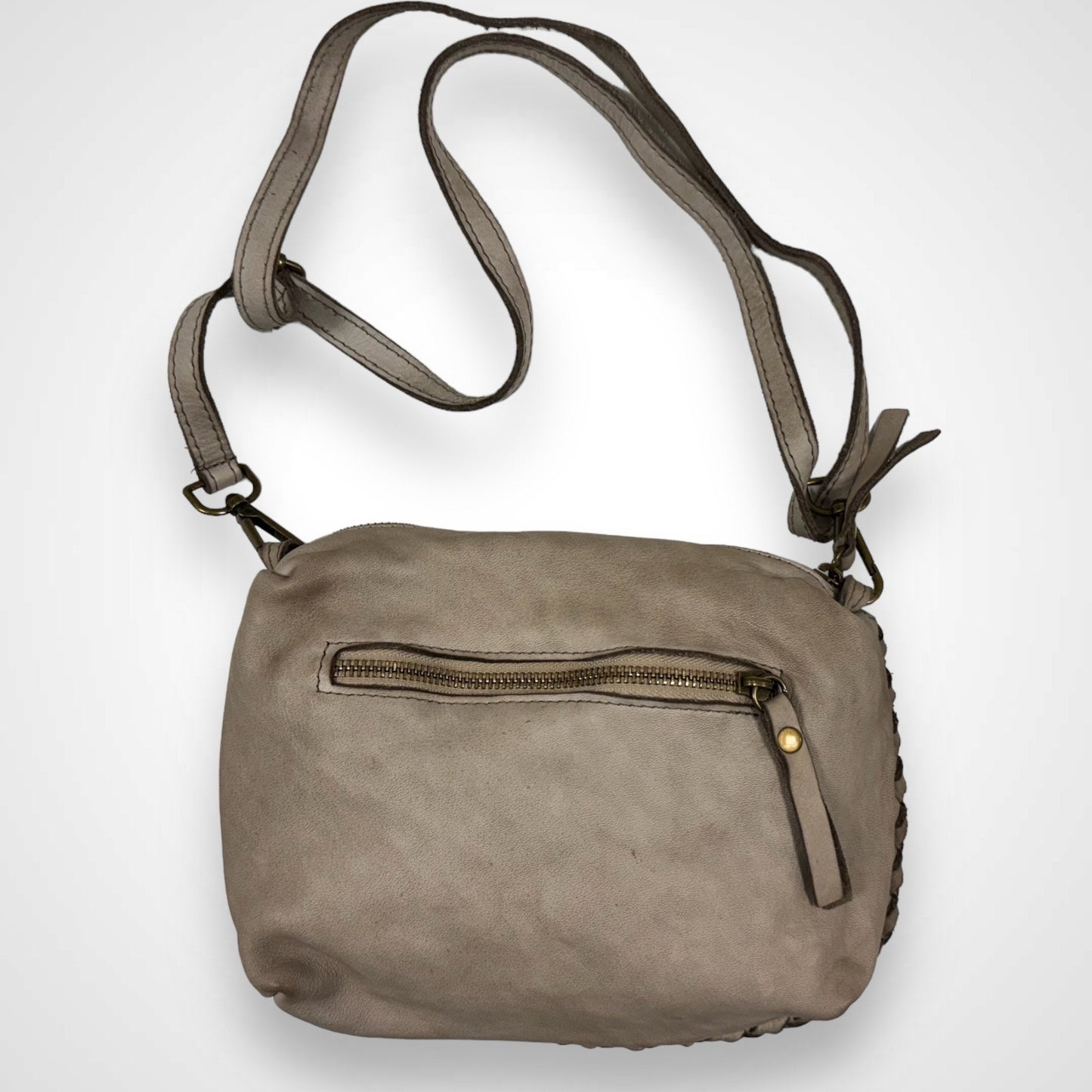 Geflochtene Umhängetasche, Premium Leder, Crossbody Bag, Schultertasche, Ledertasche, Messenger Bag, gewebte Tasche, Vintage, Farbauswahl