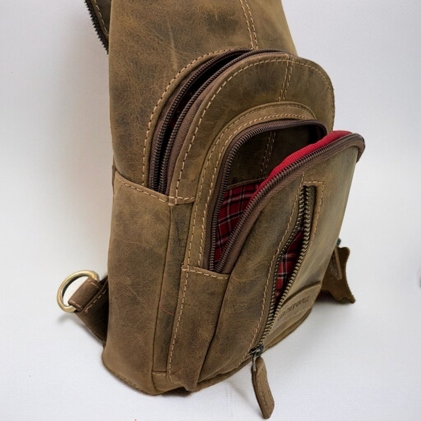 Büffelleder Brusttasche | Rucksack | Umhängetasche Männer