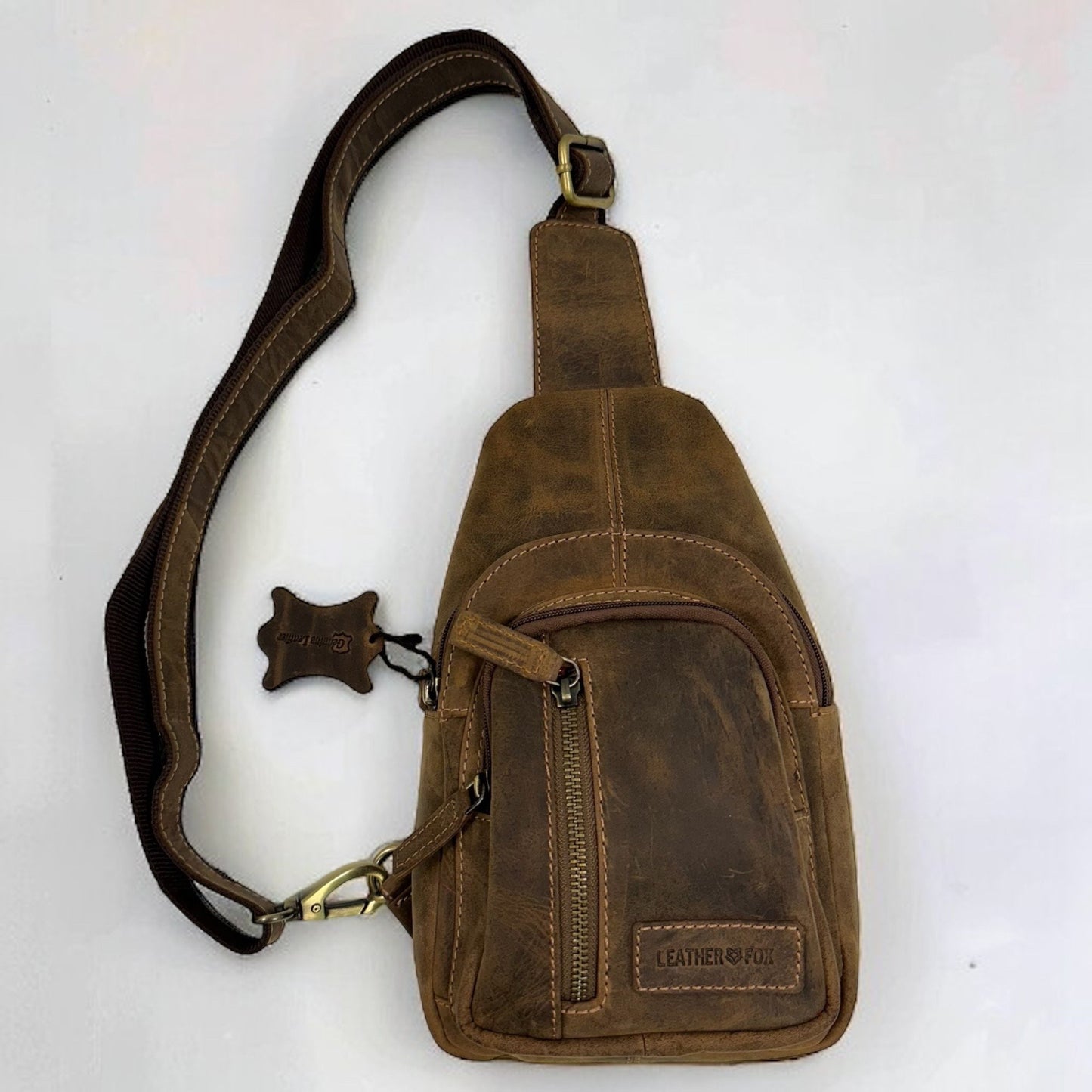Büffelleder Brusttasche | Rucksack | Umhängetasche Männer