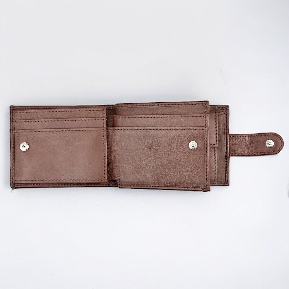 Leder Geldbörse | Portemonnaie | RFID-Schutz | Brieftasche | Modell 1