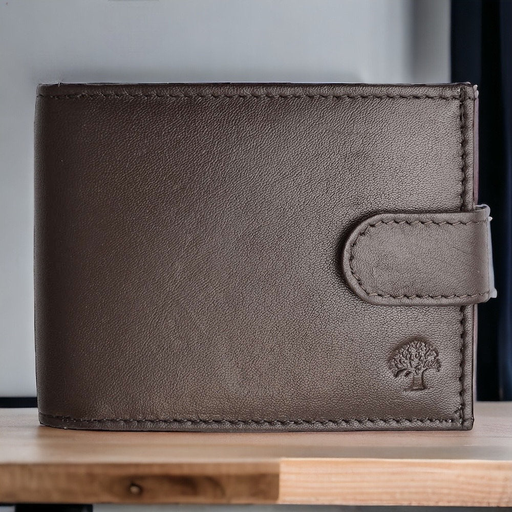 Leder Geldbörse | Portemonnaie | RFID-Schutz | Brieftasche | Modell 1