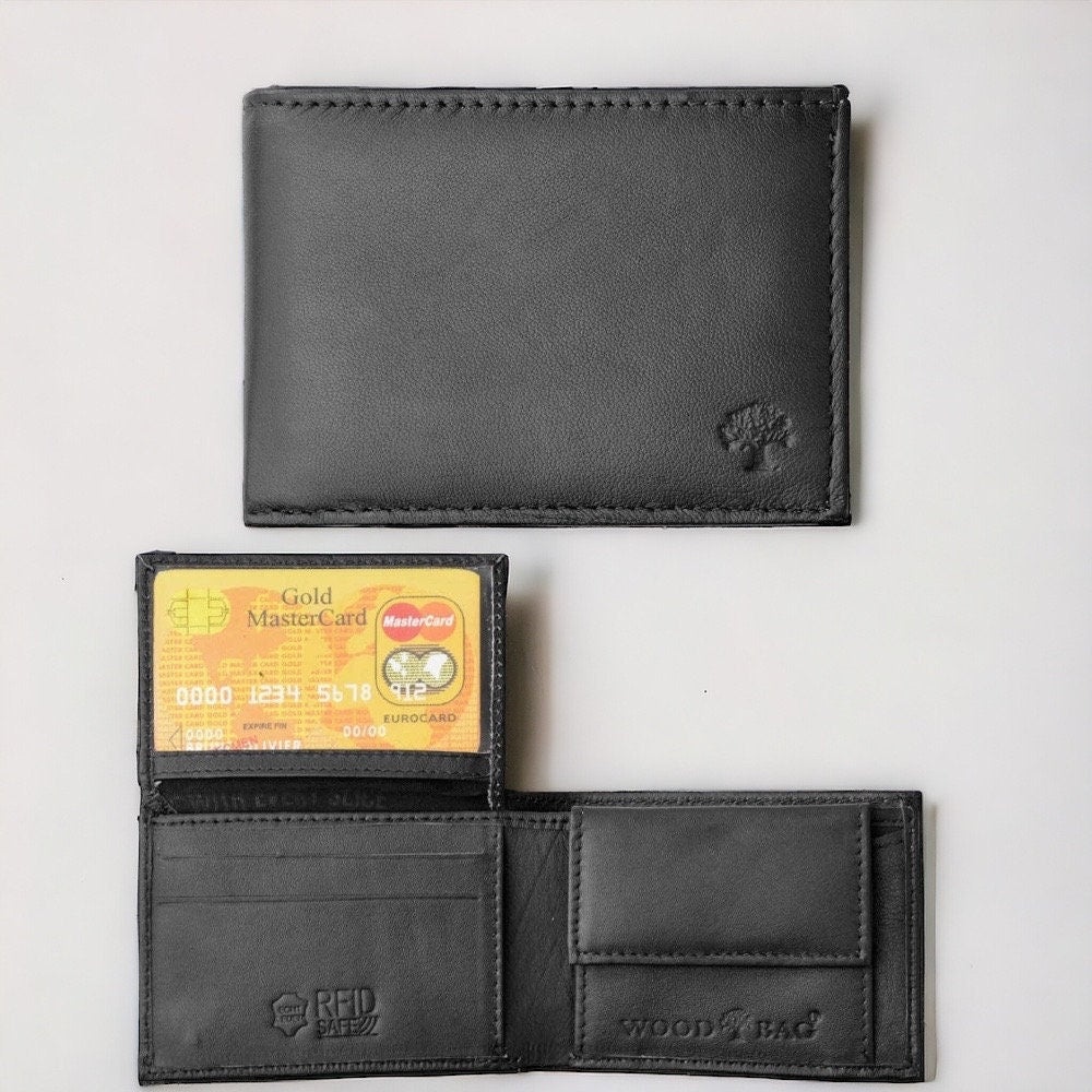 Leder Geldbörse | Portemonnaie | RFID-Schutz | Brieftasche | Modell 4