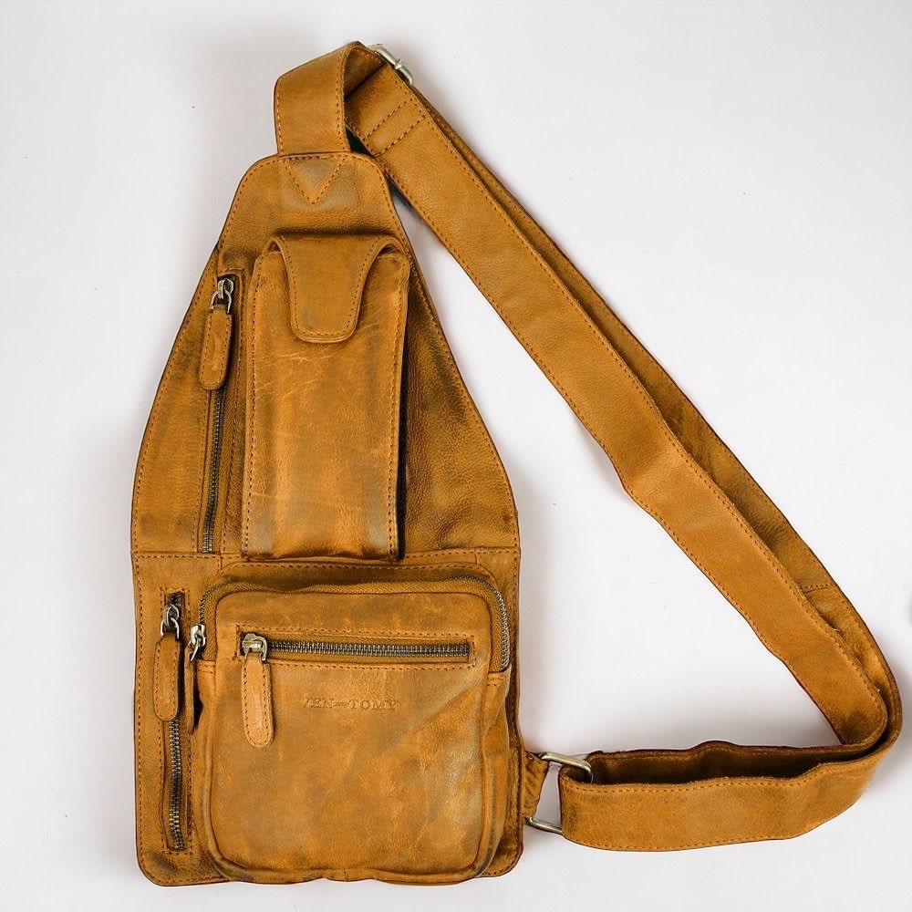 Brusttasche Leder | Premium Bodybag | Umhängetasche | Crossbody Bag
