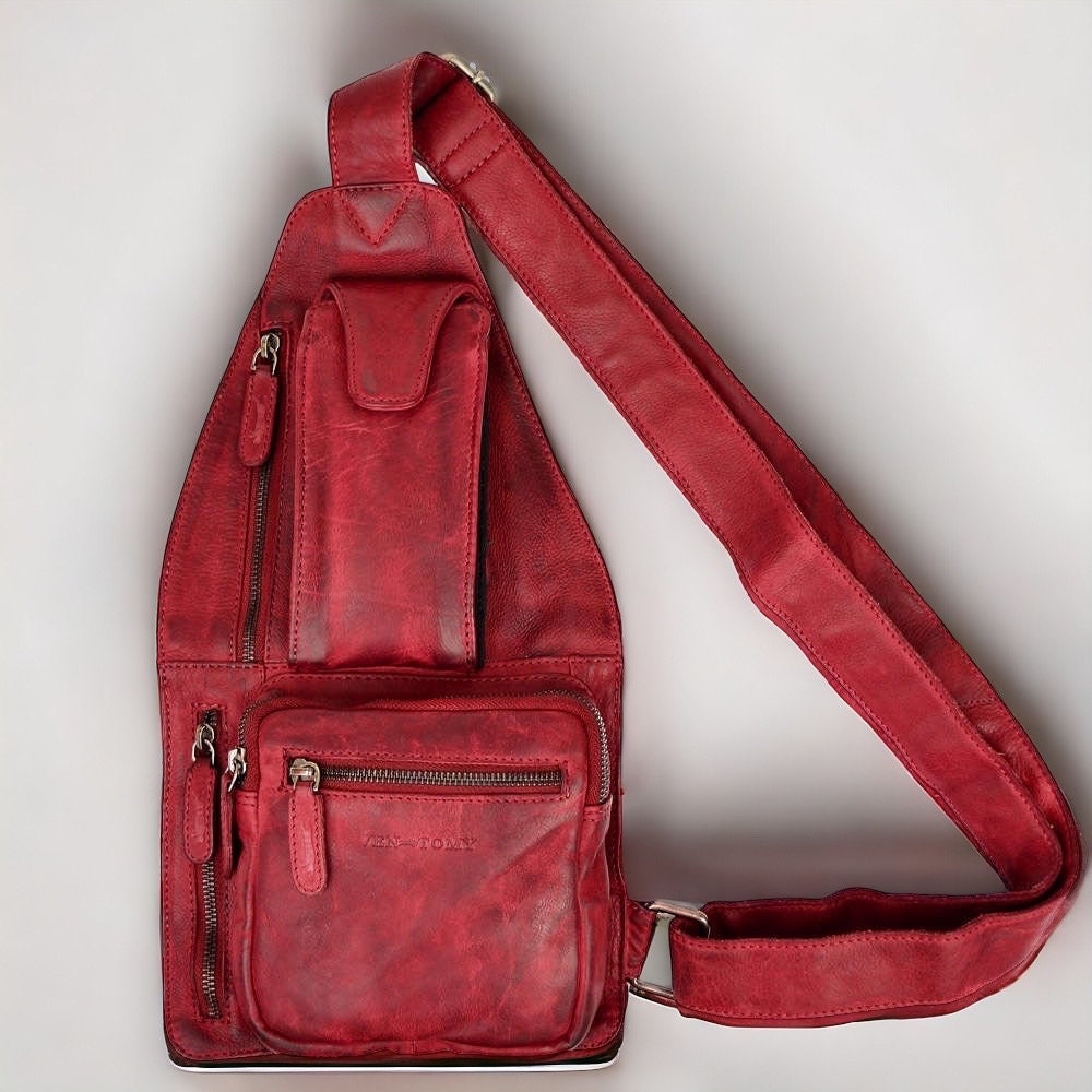 Brusttasche Leder | Premium Bodybag | Umhängetasche | Crossbody Bag