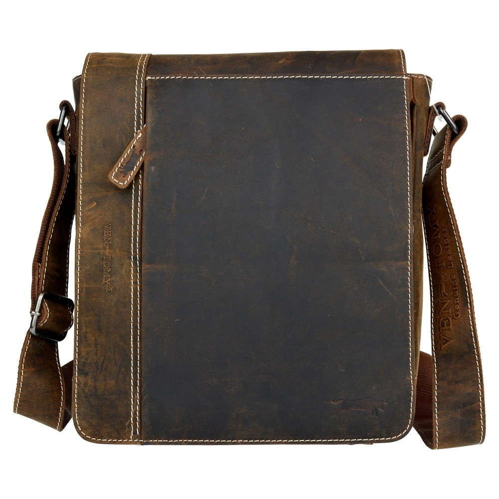 Umhängetasche Leder | Schultertasche | Ledertasche Vintage Braun