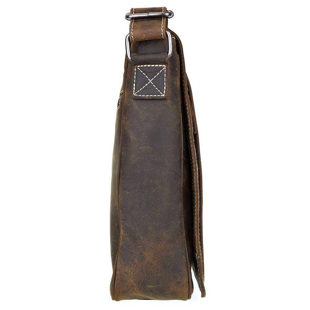 Umhängetasche Leder | Schultertasche | Ledertasche Vintage Braun