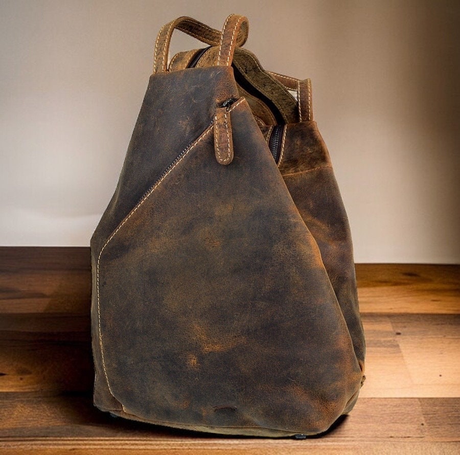 Hunterleder Rucksack | Lederrucksack | Reisetasche