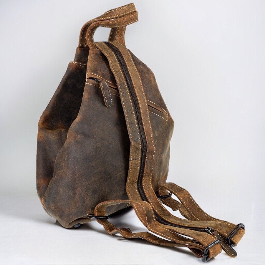 Hunterleder Rucksack | Lederrucksack | Reisetasche
