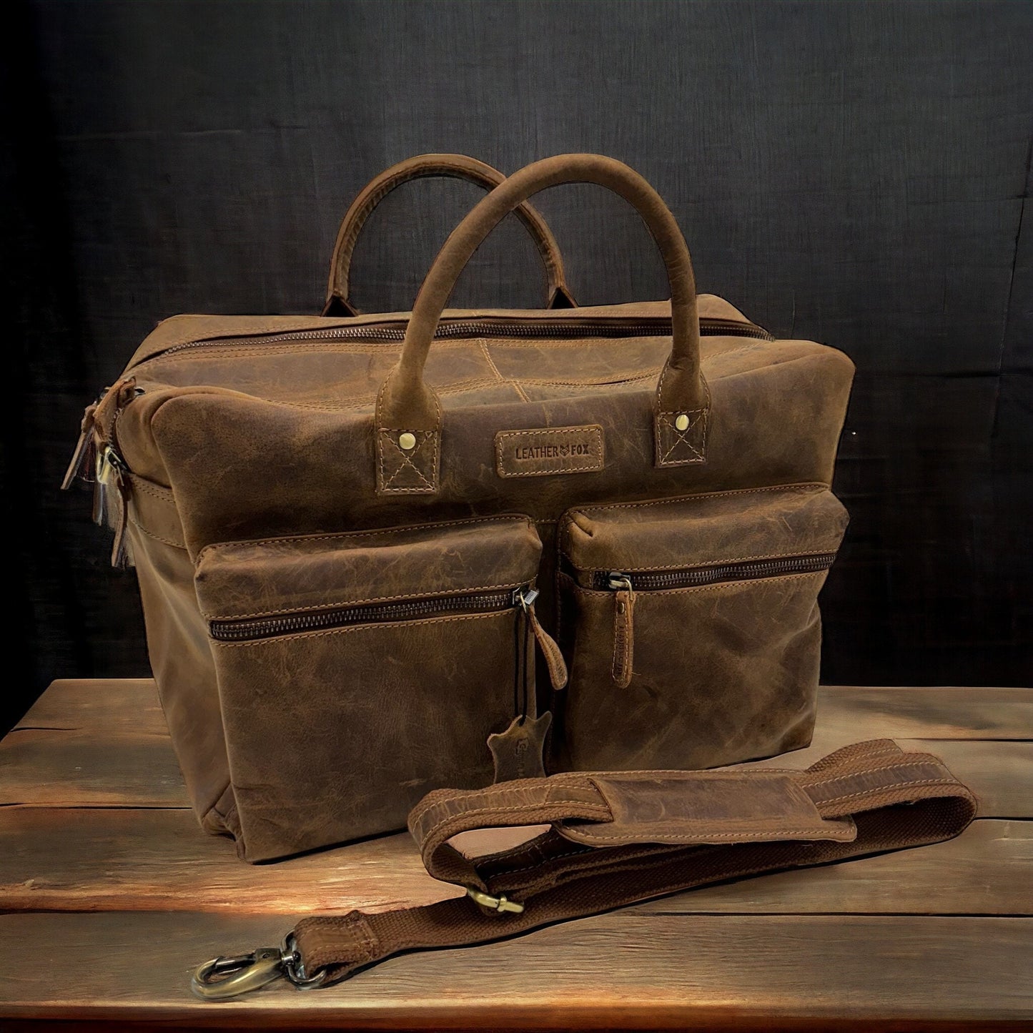 Reisetasche | Büffelleder | Aktentasche Braun
