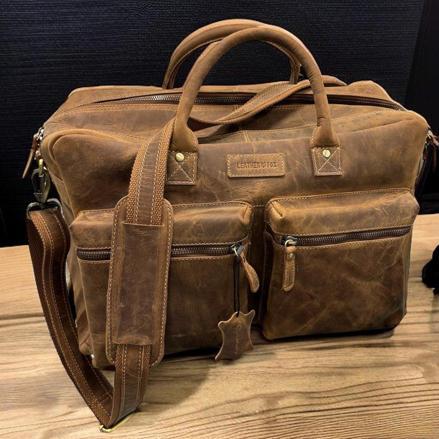 Reisetasche | Büffelleder | Aktentasche Braun