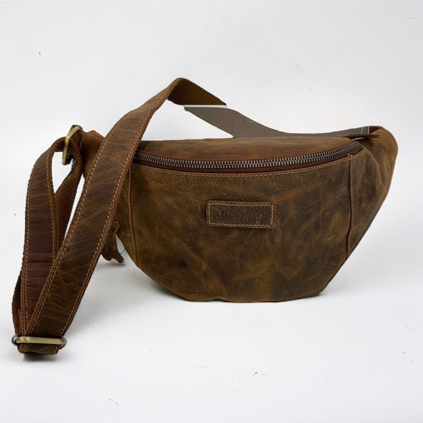 Bauchtasche aus Büffelleder | Gürteltasche | Umhängetasche | Modell A