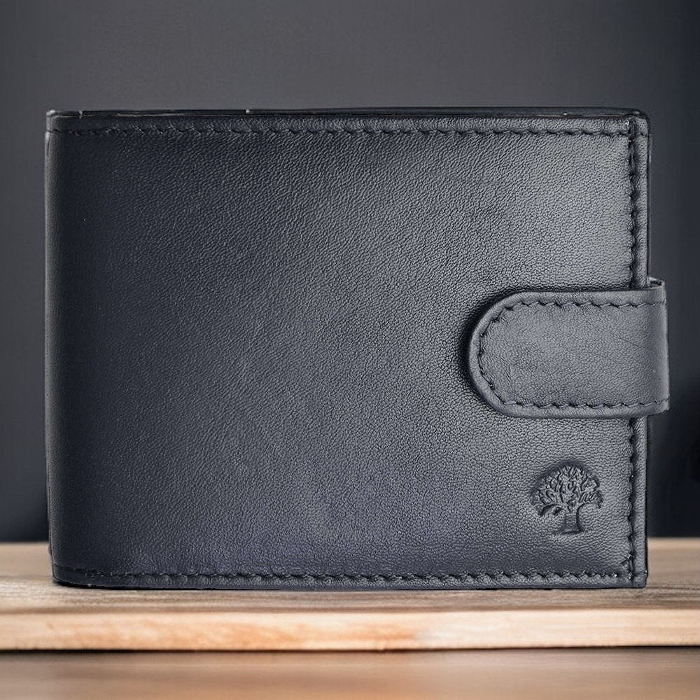 Leder Geldbörse | Portemonnaie | RFID-Schutz | Brieftasche | Modell 1