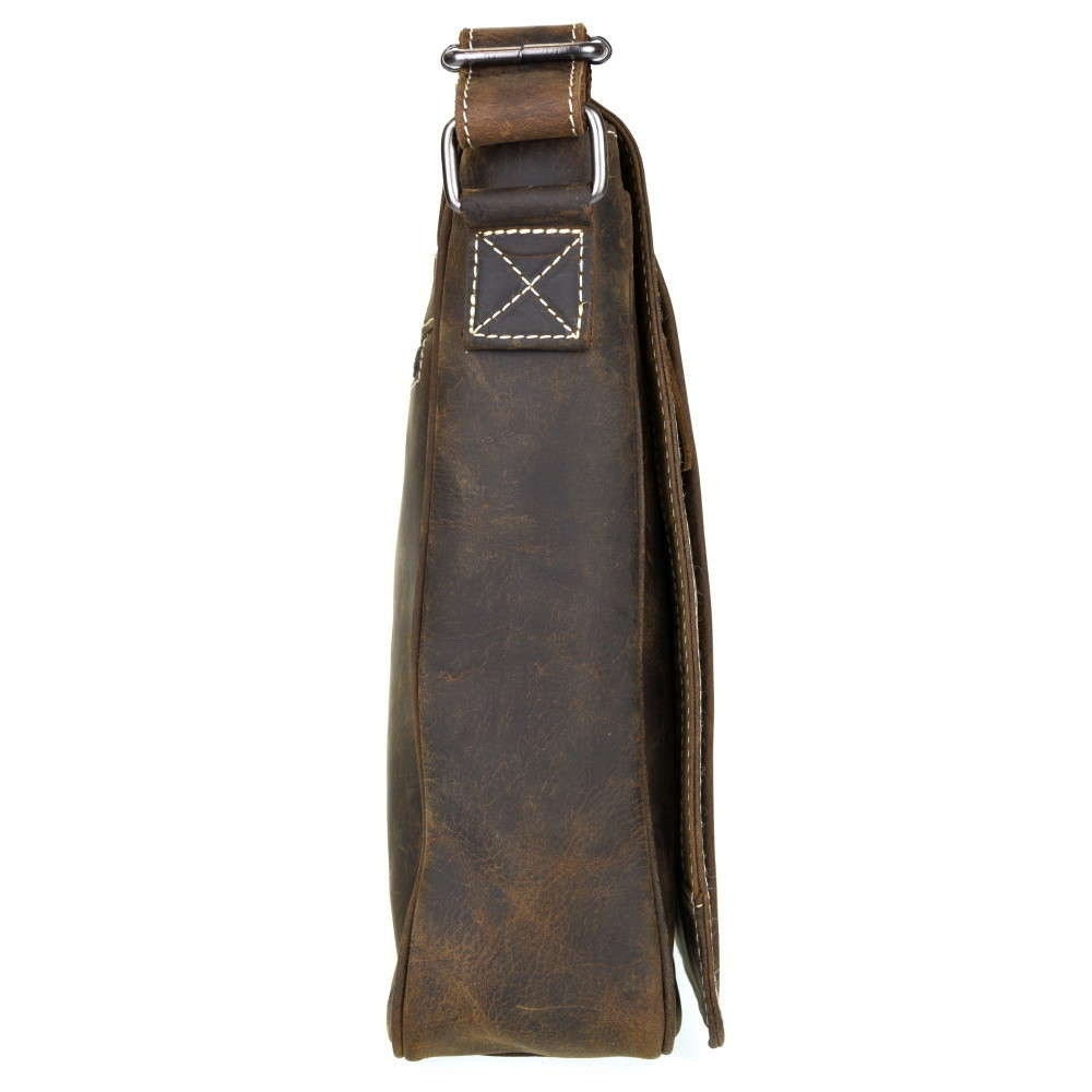 Umhängetasche Leder | Schultertasche | Ledertasche Vintage Braun