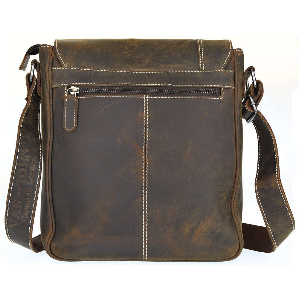 Umhängetasche Leder | Schultertasche | Ledertasche Vintage Braun