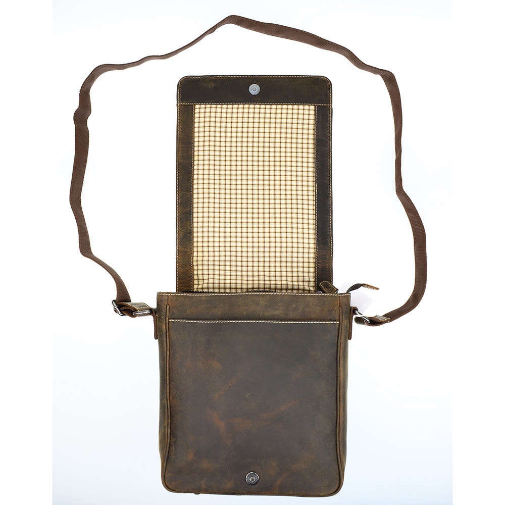 Umhängetasche Leder | Schultertasche | Ledertasche Vintage Braun