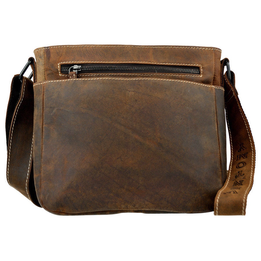 Umhängetasche Leder | Schultertasche | Ledertasche Vintage Braun