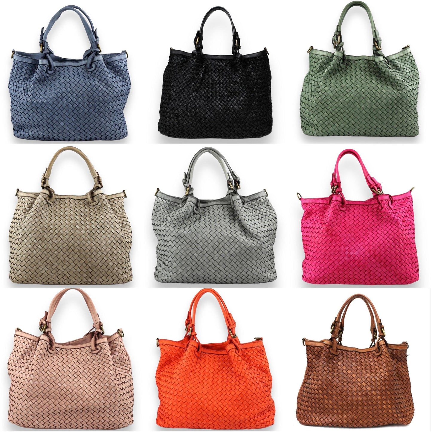 Geflochtene Handtasche, butterweiches Leder, Crossbody Bag, Hobo bag, Umhängetasche, gewebte Tasche, Tote Bag, Schultertasche,Farbauswahl