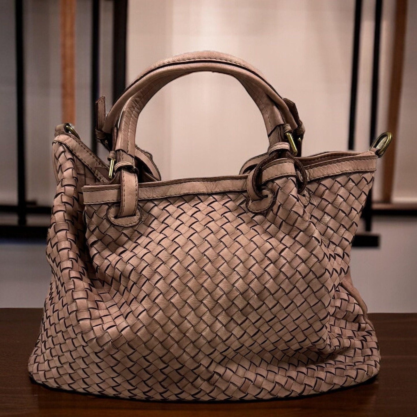 Geflochtene Handtasche, butterweiches Leder, Crossbody Bag, Hobo bag, Umhängetasche, gewebte Tasche, Tote Bag, Schultertasche,Farbauswahl