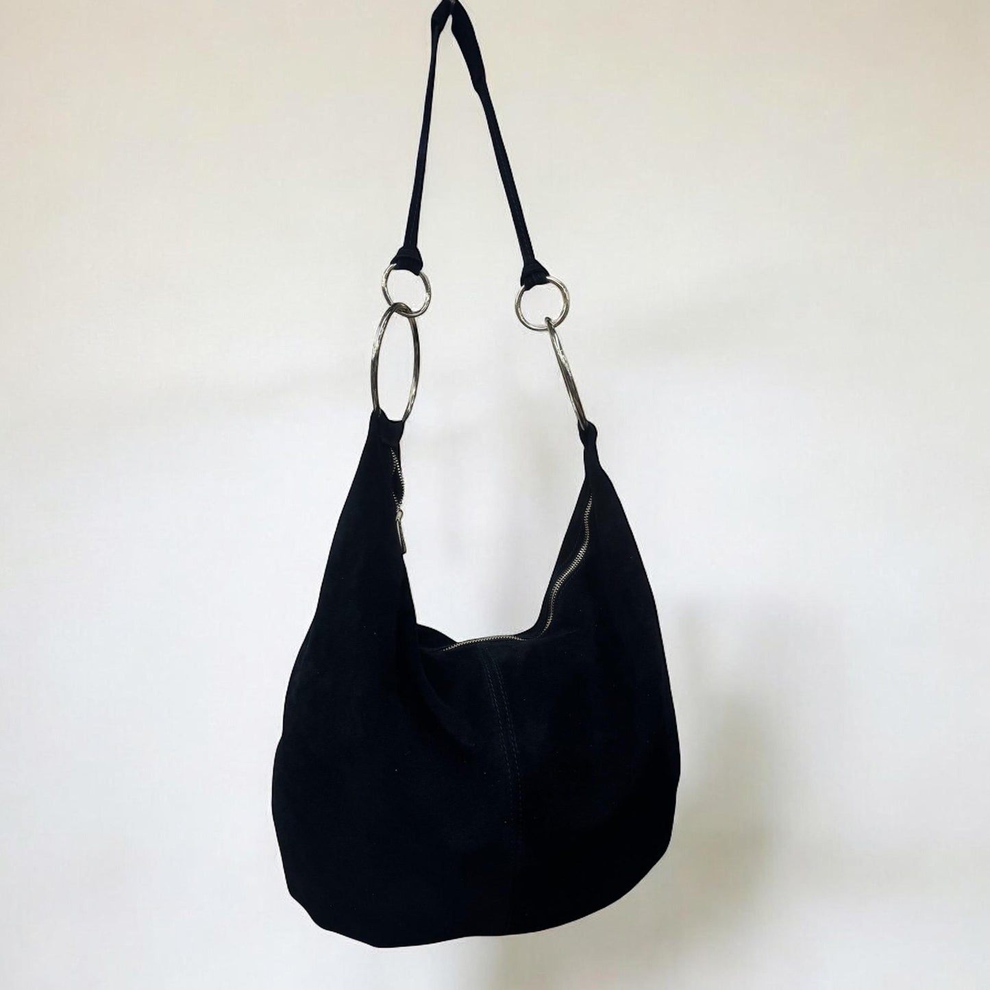 Wildleder Schultertasche, Wildledertasche, Shopper, Tasche aus Wildleder, Wildleder Tasche, Hobo Bag, Tote Bag, Slouchy Bag, Umhängetasche