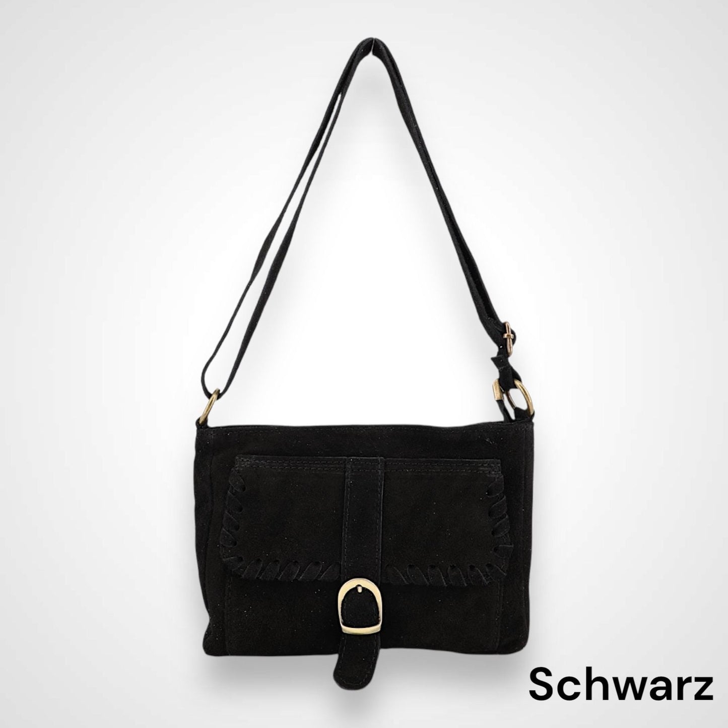 Umhängetasche Wildleder , Clap Bag, viereckige Tasche, Ledertasche, Crossbody Bag Damen, Crossbag Veloursleder, Schultertasche Wildleder