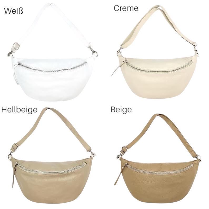 Crossbody Bag, Crossbag, Ledertasche Damen, Damen Umhängetasche, Gürteltasche, XL Bauchtasche Leder, Cross Body bag, Farbauswahl