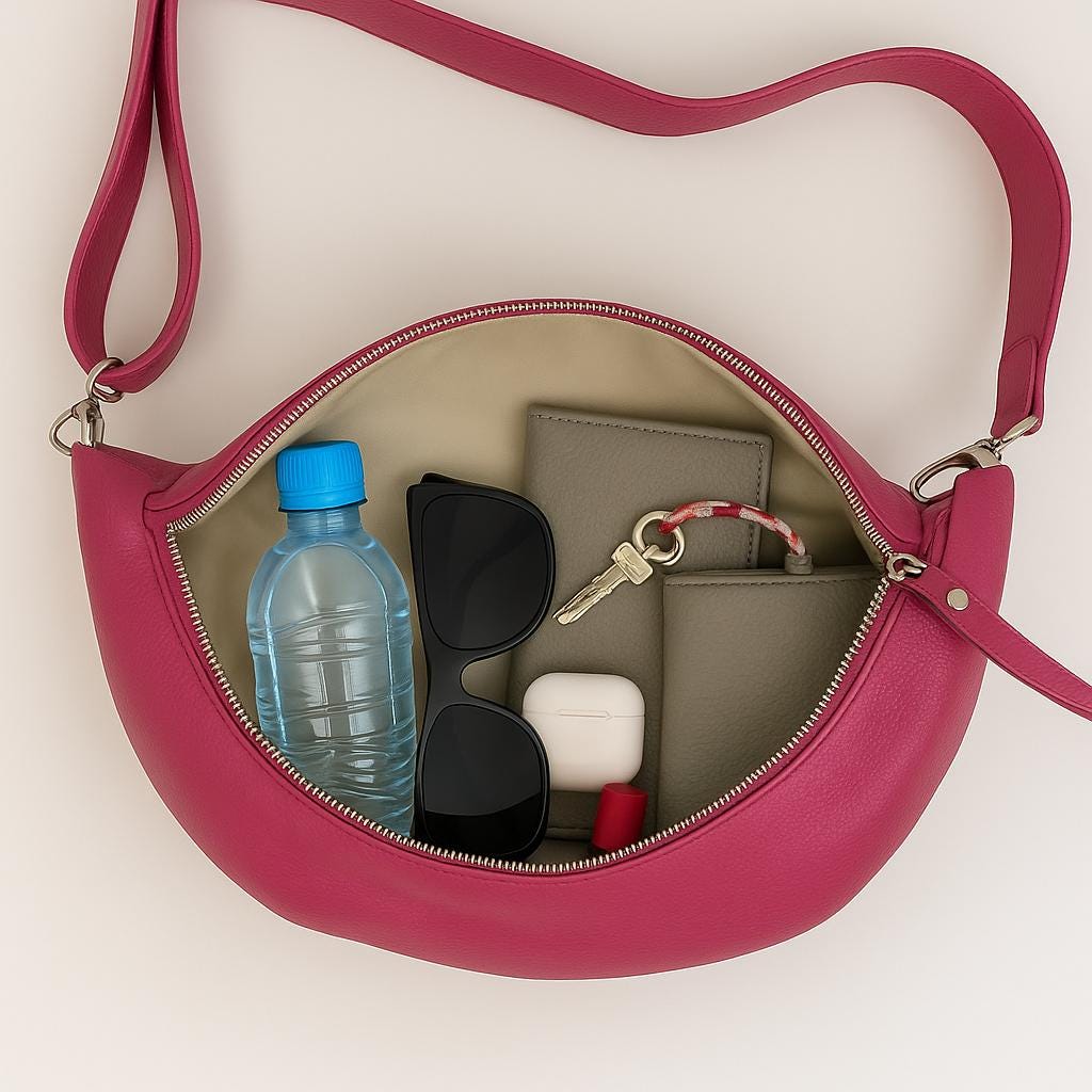 Crossbody Bag, Crossbag, Ledertasche Damen, Damen Umhängetasche, Gürteltasche, XL Bauchtasche Leder, Cross Body bag, Farbauswahl