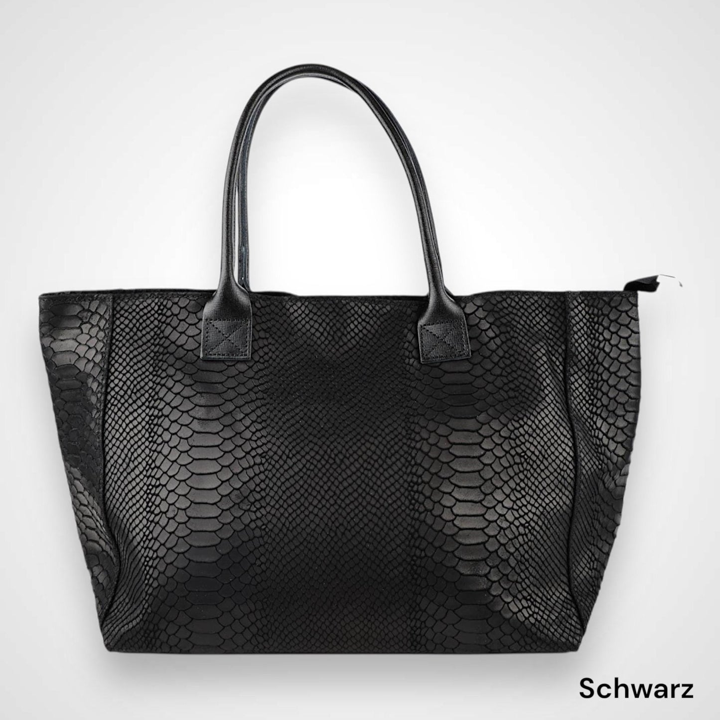 Wildleder Shopper mit Schlange PrÀgung, Wildleder Schultertasche, Shopper, Tasche aus Wildleder, Wildleder Tasche, Hobo Bag, Tote Bag