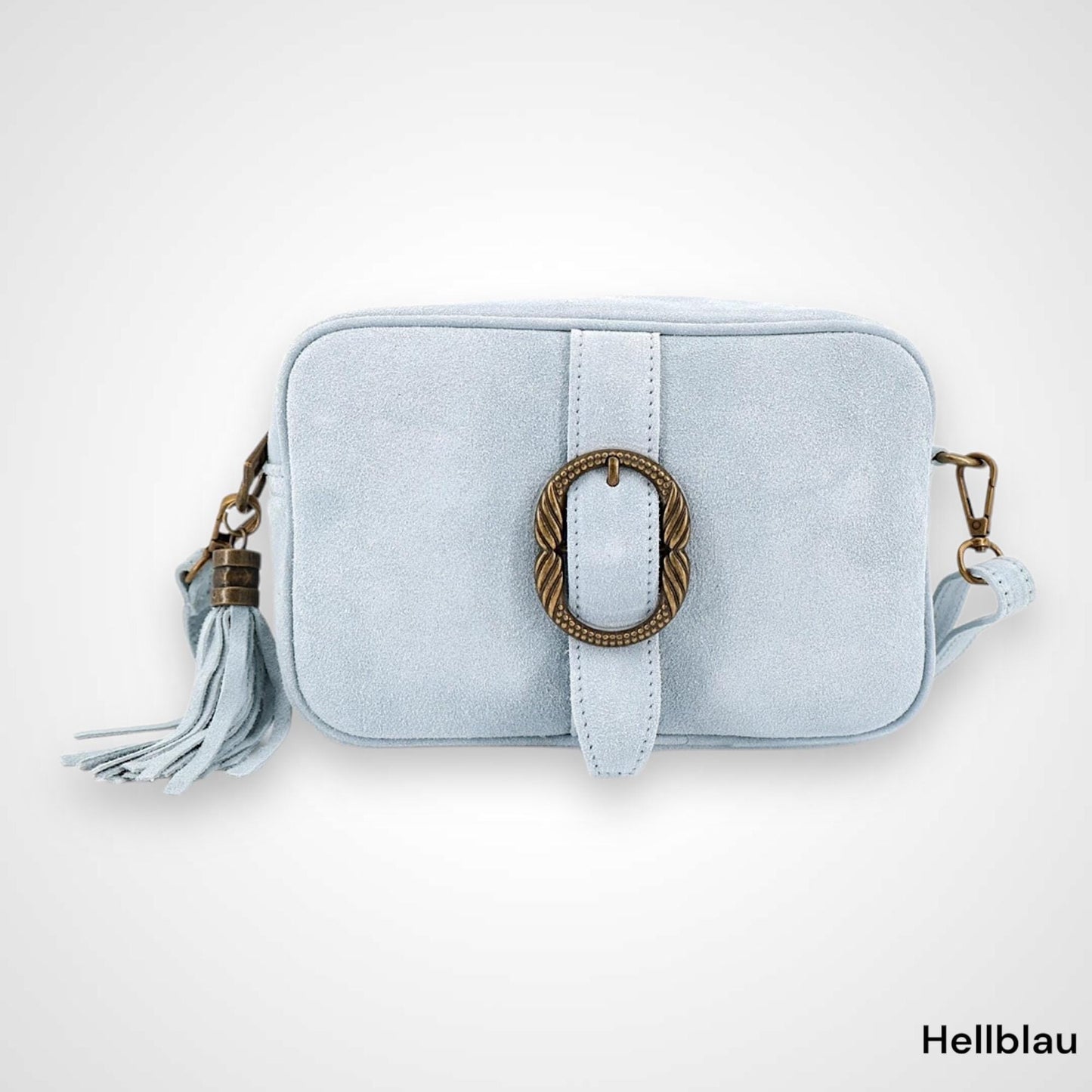 Umhängetasche Wildleder, Wildledertasche, Crossbody Bag, Ledertasche , Crossbag Veloursleder, Schultertasche Wildleder, Gürtelschnalle