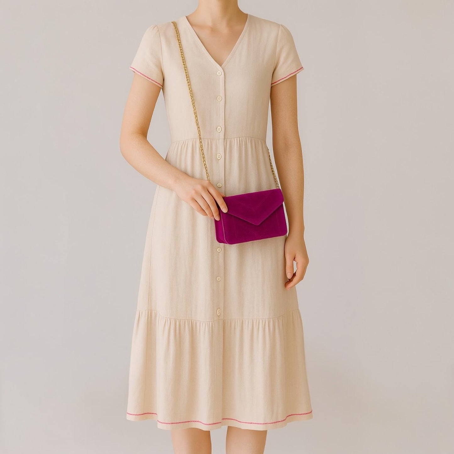 Wildleder Clutch, Ledertasche, Crossbody Bag Damen, Crossbag Veloursleder, Schultertasche, Crossbag, Wildledertasche, Wildleder Tasche, Pink