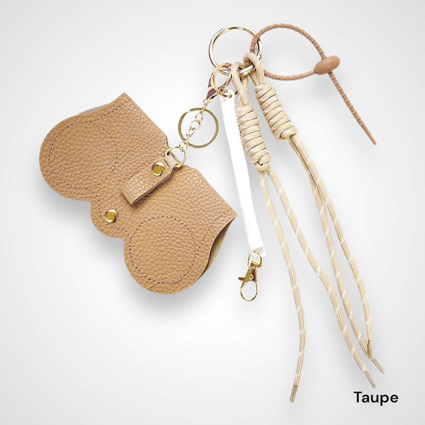 Brillenetui Leder, Handarbeit, Sonnenbrillenetui, Brillenhülle, Etui für Brille, Geschenk für Brillenträger, Bag Charm, Taschenanhänger