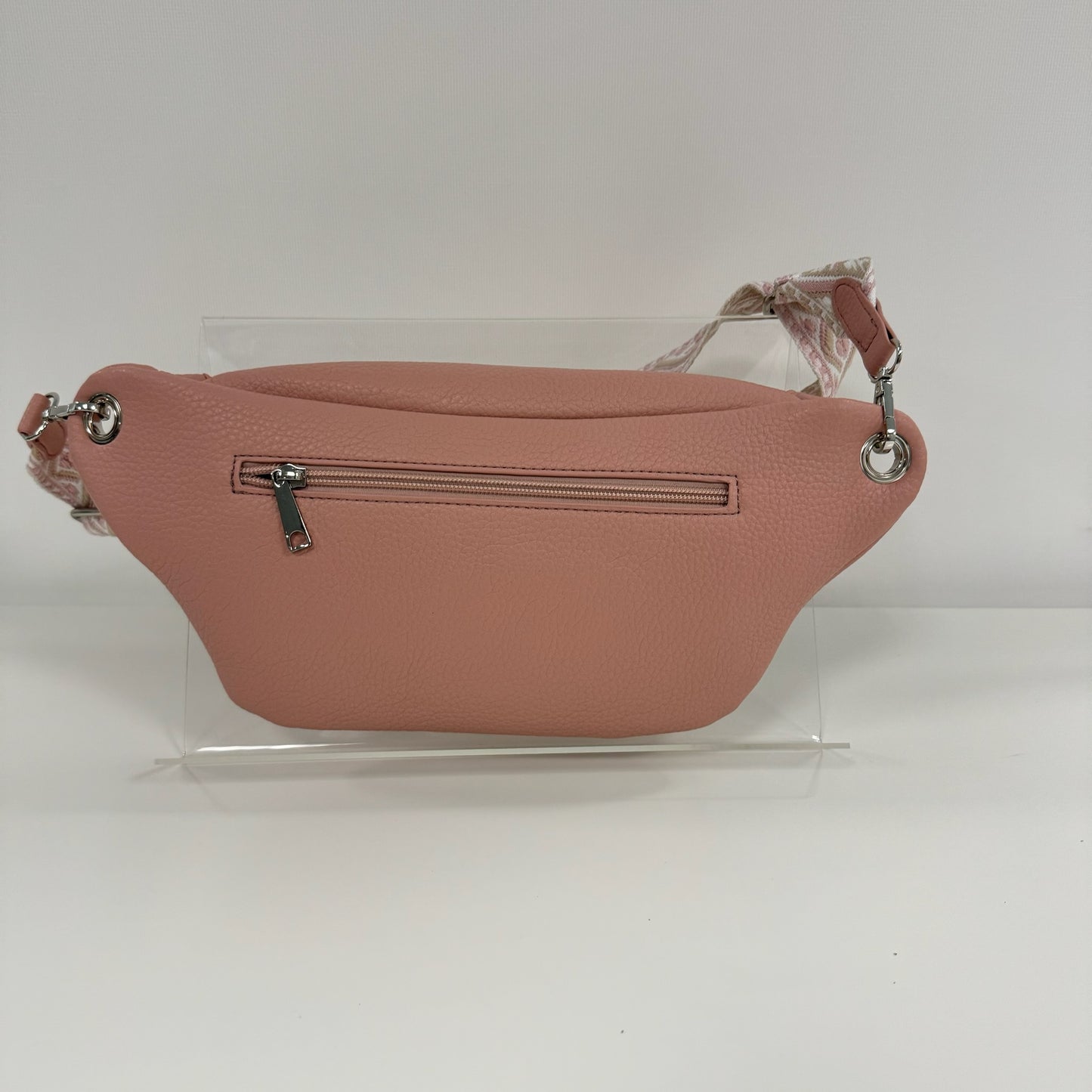 Damen Crossbody Tasche M Bauchtasche Moon Bag Vegan Leder