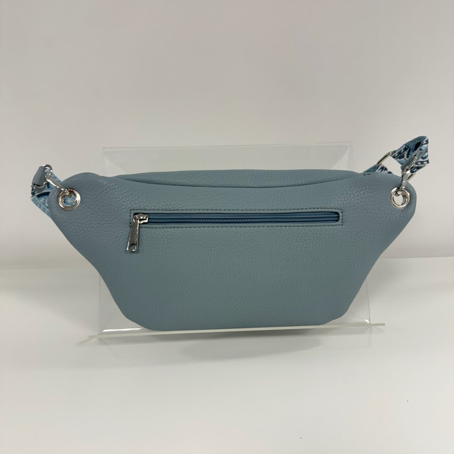 Damen Crossbody Tasche M Bauchtasche Moon Bag Vegan Leder