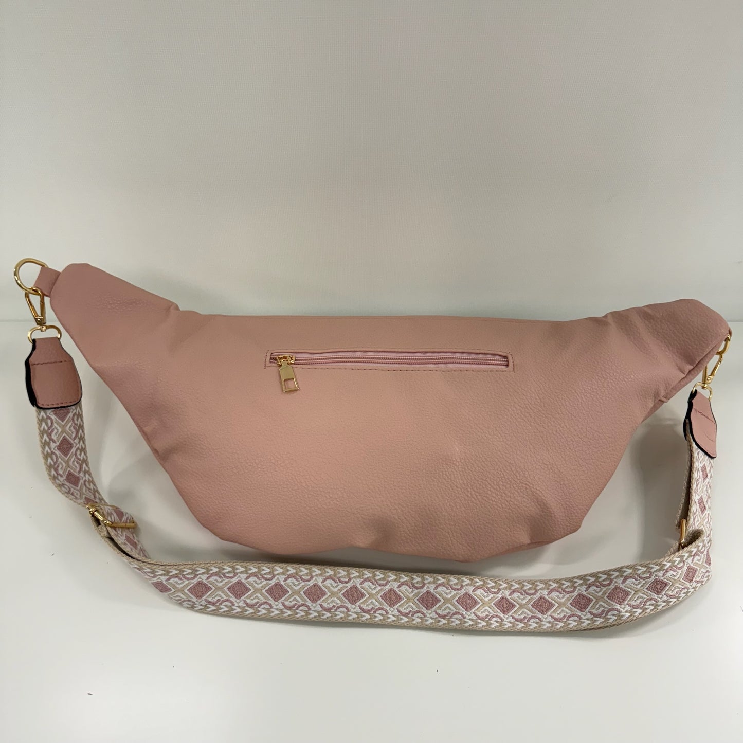 Damen Crossbody Tasche XXL – Half Moon Bag Sling Bag Vegan Leder