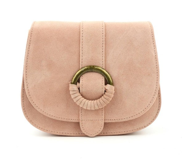 Damen Wildleder Tasche Crossbody Schultertasche Clutch Echtleder mit Farbwahl